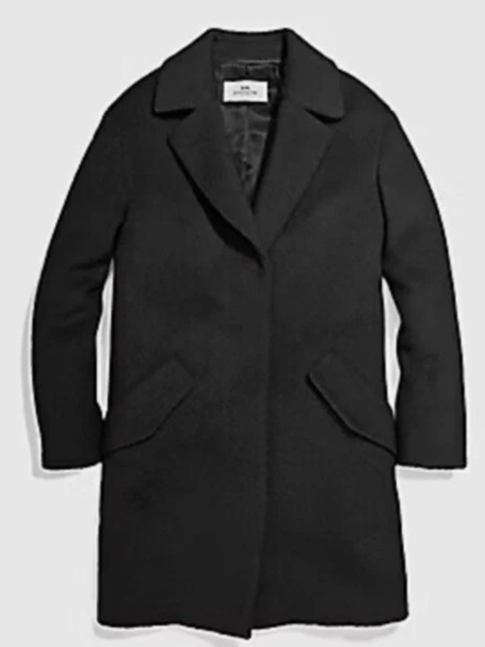 NWT COACH Women's Classic Oversized
Wool Mohair Blend Lining Black Coat
Jacket S